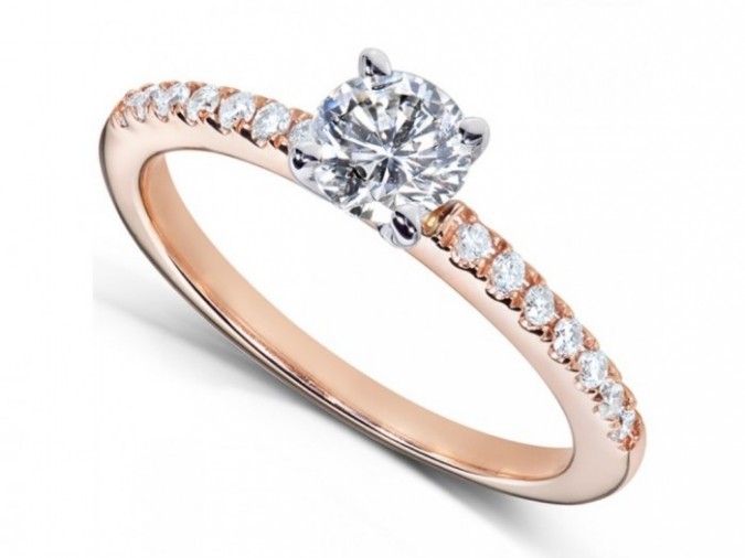 Top Dazzling Breathtaking Rose Gold Engagement Rings