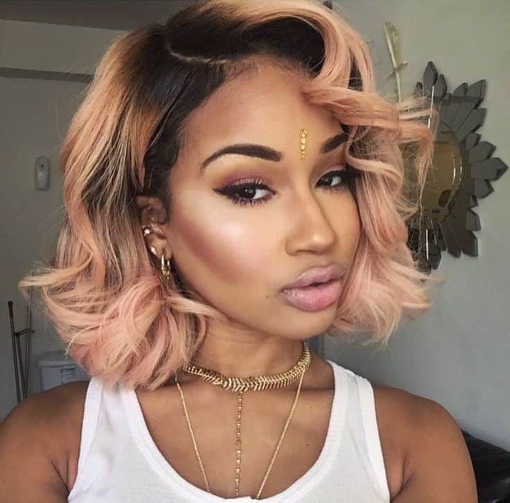 35 Hottest Hair Color Trends For Dark Skinned Women Pouted