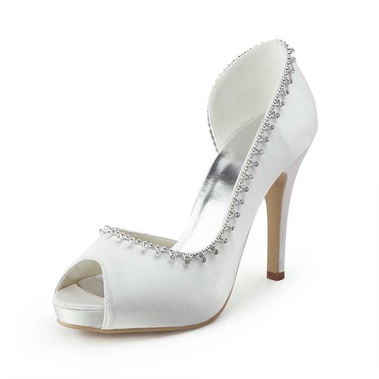 A Breathtaking Collection Of White Bridal Shoes For Your Wedding Day Pouted