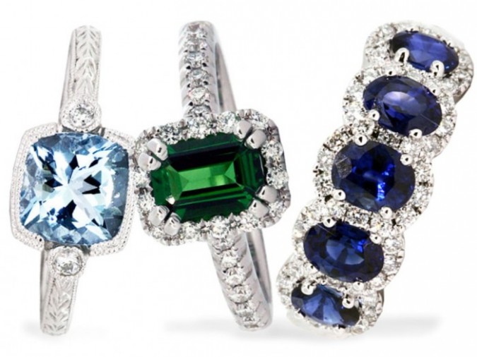 60 Magnificent & Breathtaking Colored Stone Engagement Rings | Pouted.com