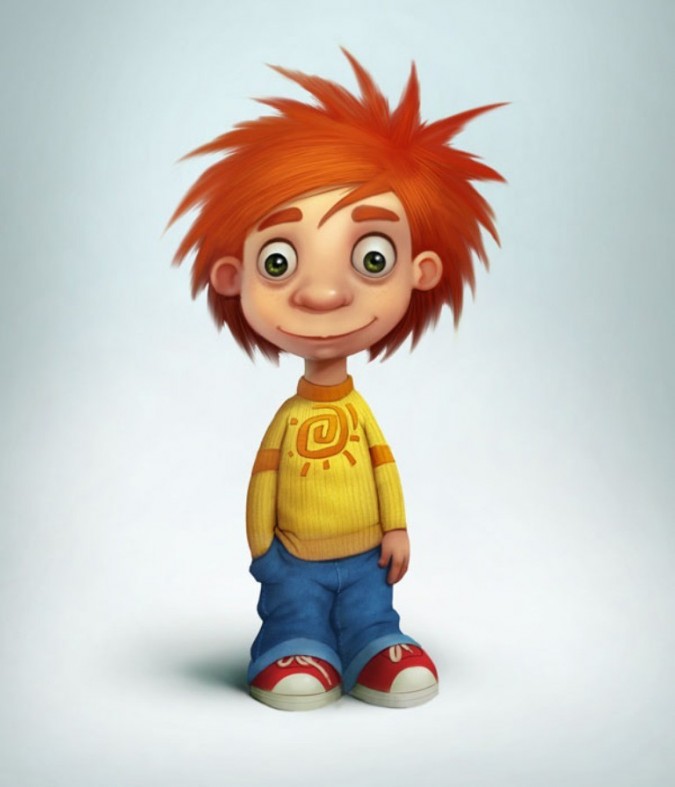 60 Most Beautiful 3D Cartoon Character Designs