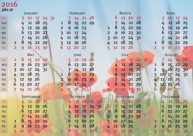 64 Breathtaking Printable Calendar Templates