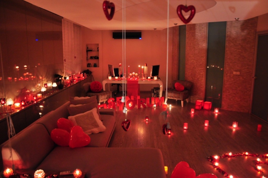 valentine's day living room decor