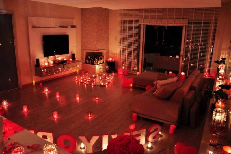 valentines day decor living room