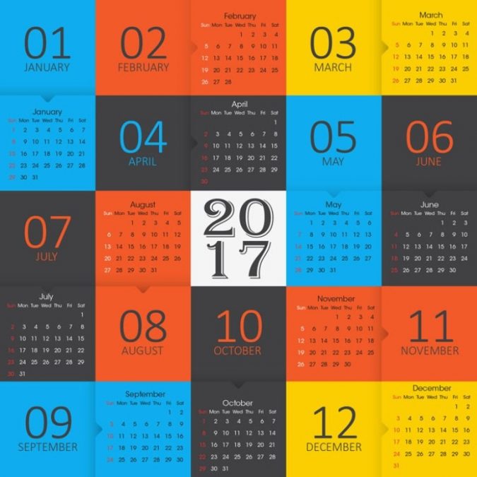 58 Stunning Printable Calendar Templates | Pouted.com