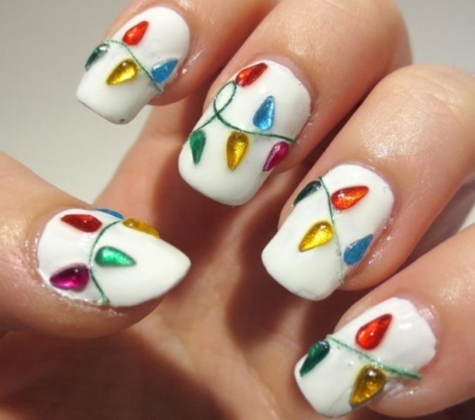 88 Hottest Christmas Nail Art Design Ideas