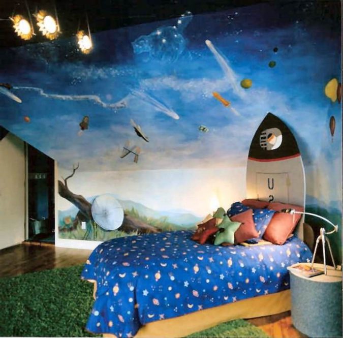 +25 Marvelous Kids’ Rooms Ceiling Designs Ideas