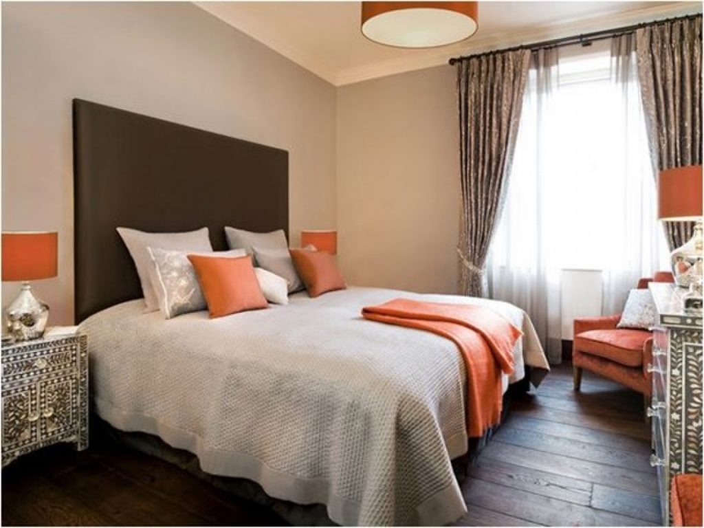 25+ Elegant Orange Bedroom Decor Ideas | Pouted.com