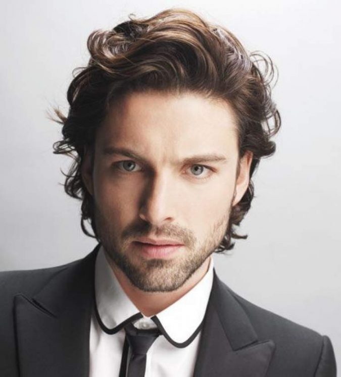 58  Men s long wavy hairstyles 2020 for Old Mens