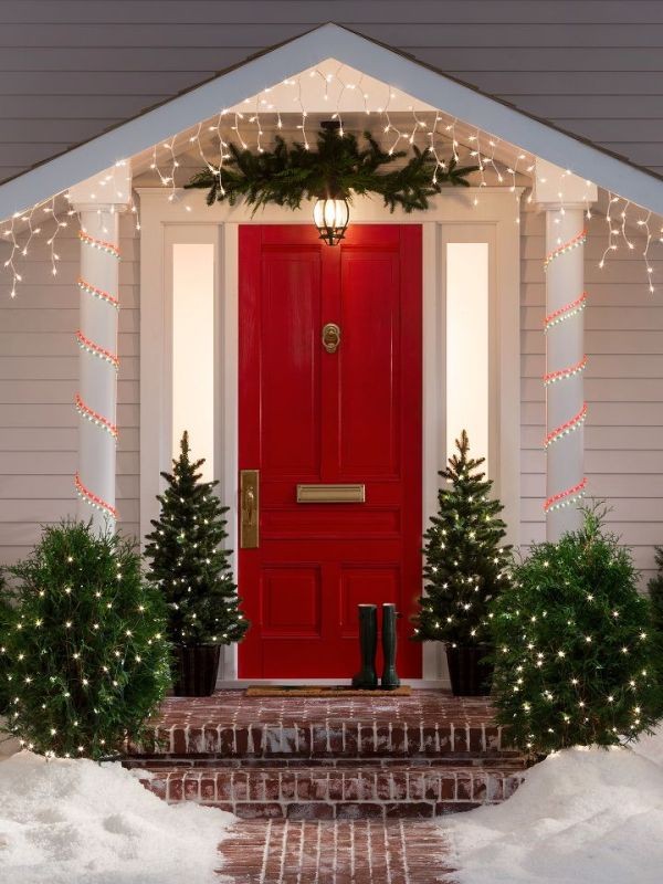 outdoor Christmas light decoration ideas 93 98+ Magical Christmas Light Decoration Ideas for Your Yard - 95