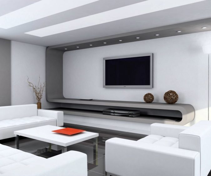 living room Legrand In-wall TV Power Kit: How to Hide the TV Wires Elegantly - 7