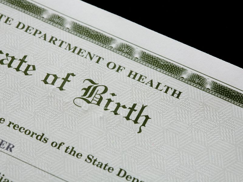 calif birth certificate certified copy
