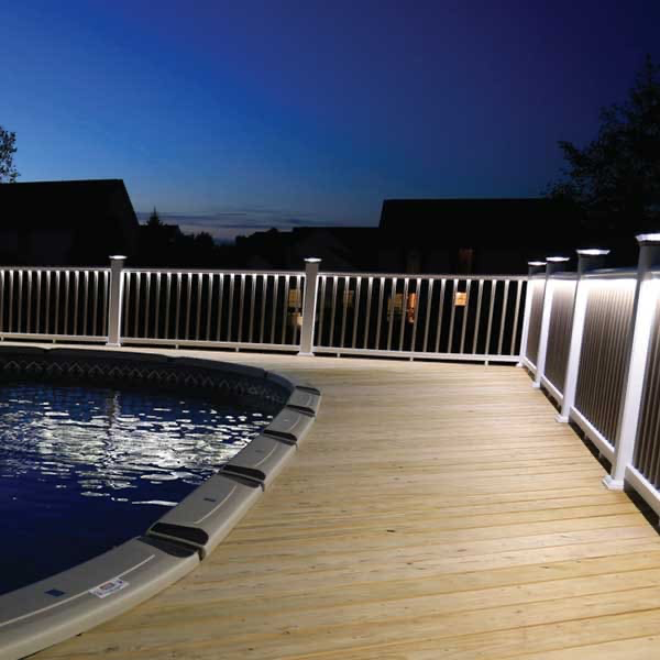 house deck lighting 3 4 Simple Steps to Increase the Value of the House with Deck Railing Project Ideas - 6