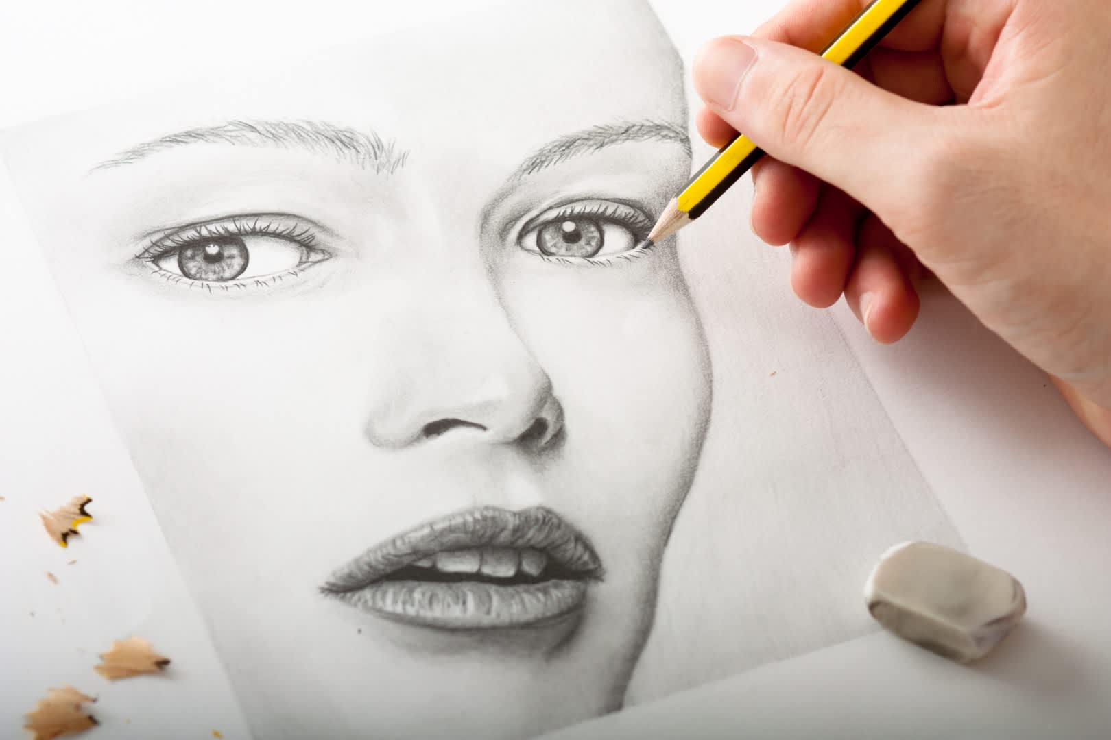 26 Pencil Sketches of Faces