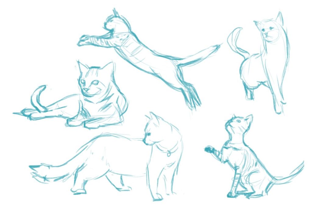 Animal Gesture Drawings by luvusagi on DeviantArt