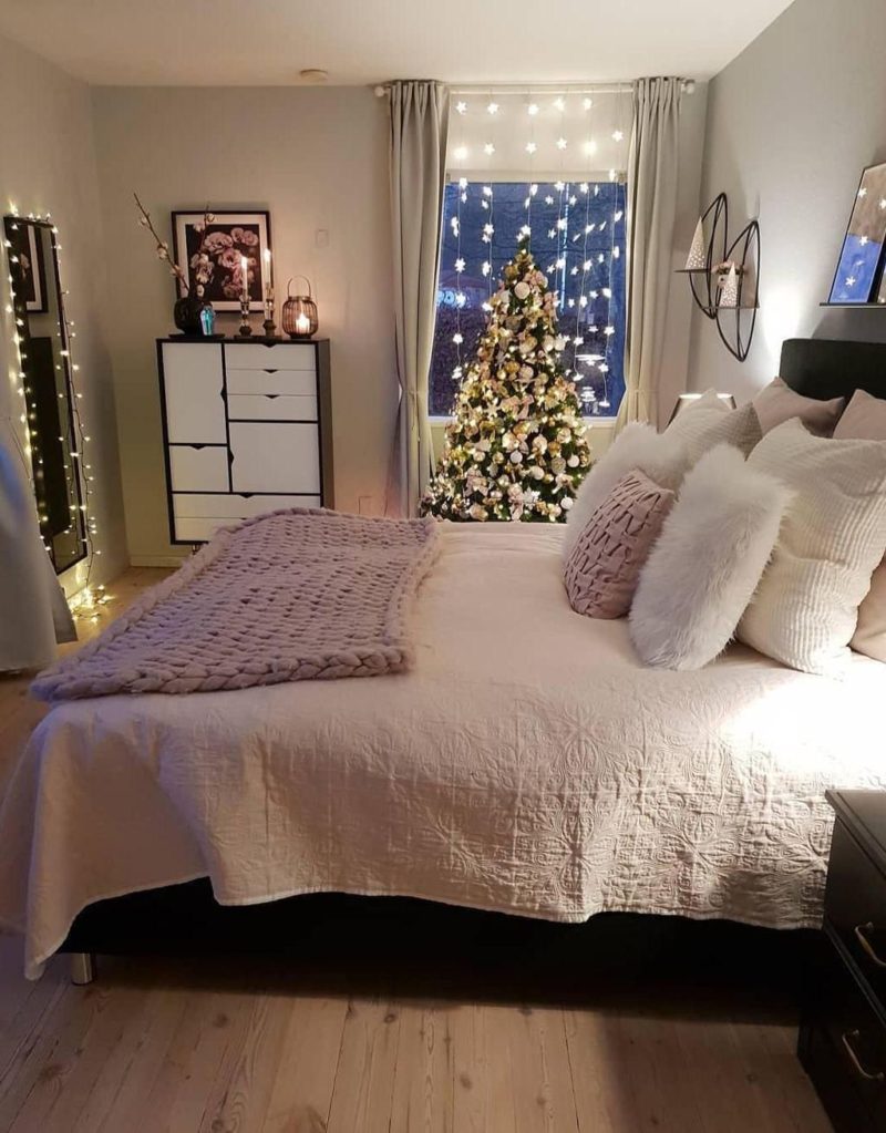 50 Guest Room Christmas Decorations To Make Before Christmas Arriving   Simple Guest Room.. 800x1023 