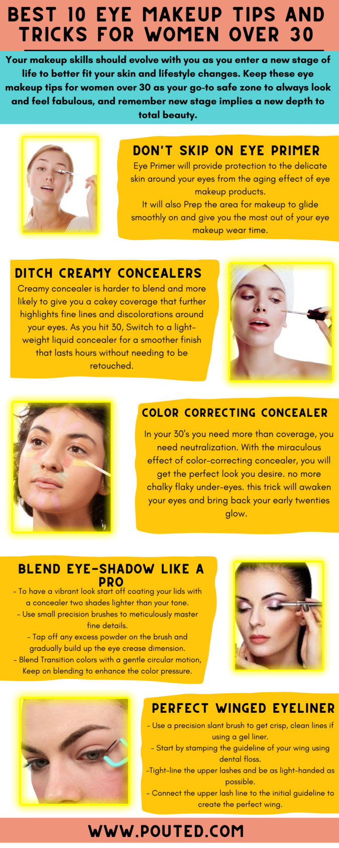 Best 10 Eye Makeup Tips And Tricks For Women Over 30