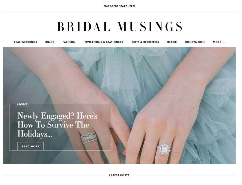 20 BEST Wedding Blogs To Follow