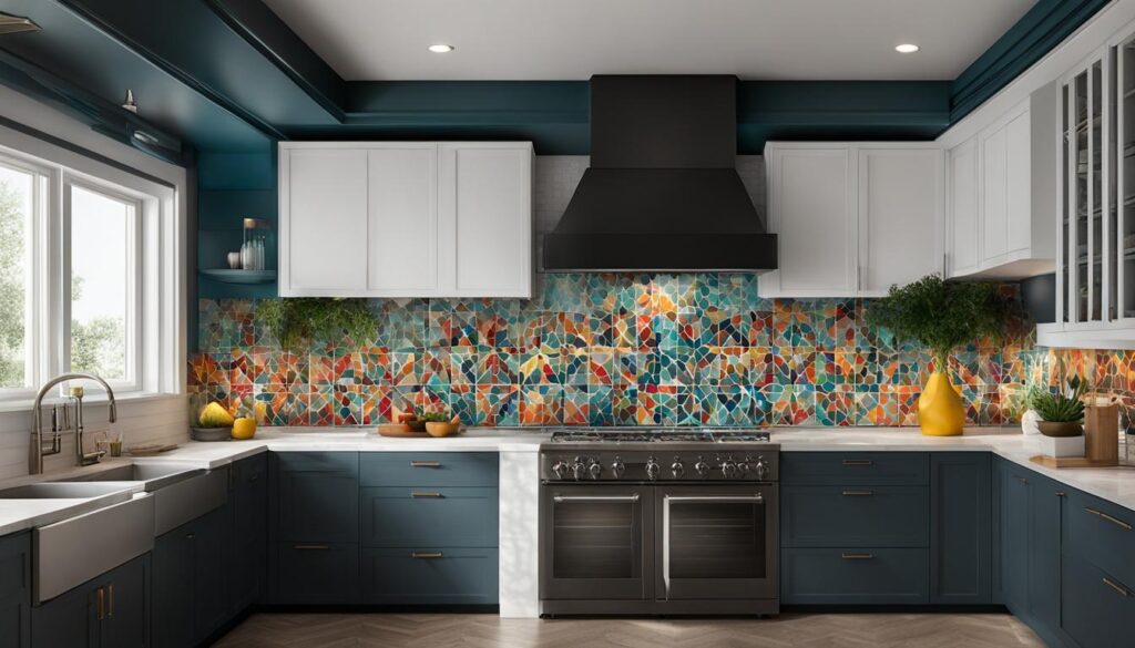 Bold Backsplash Design