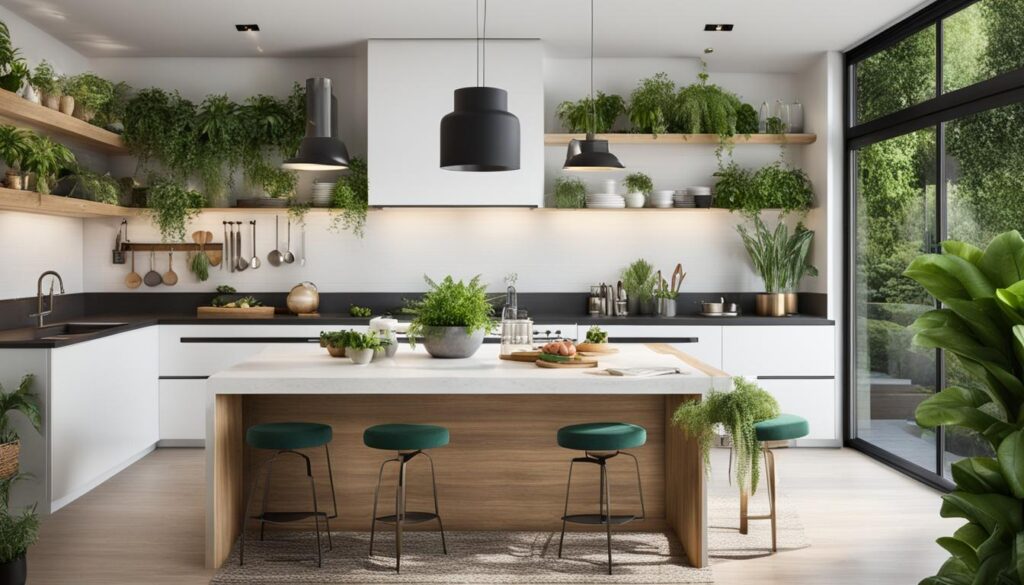 Greenery And Plants In Kitchen 1024x585 