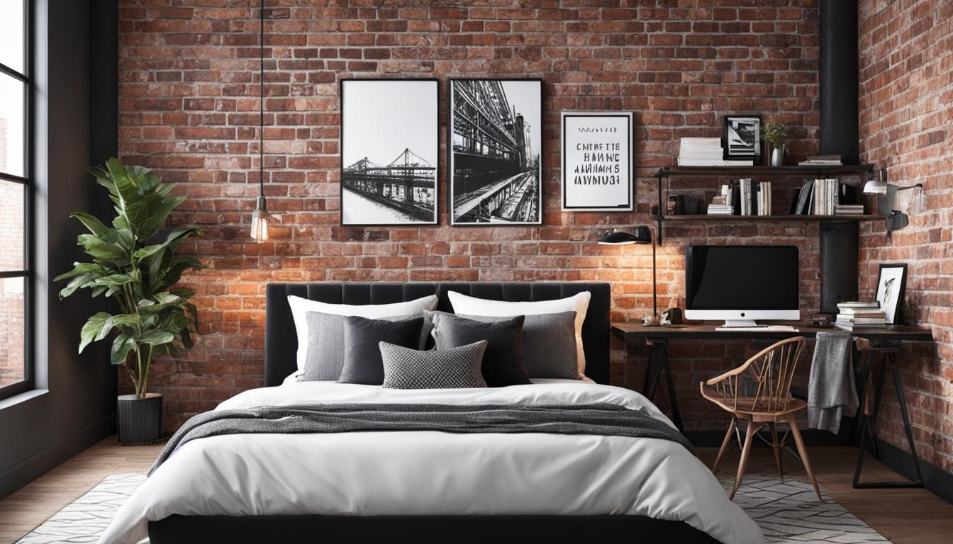 Transform Your Bedroom With These 10 Industrial Decor Ideas In 2024   Chic Industrial Bedroom Design 