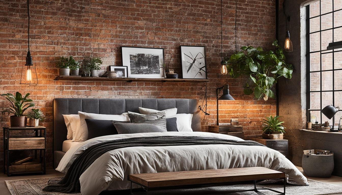 Transform Your Bedroom With These 10 Industrial Decor Ideas In 2024   Cozy Industrial Bedroom 