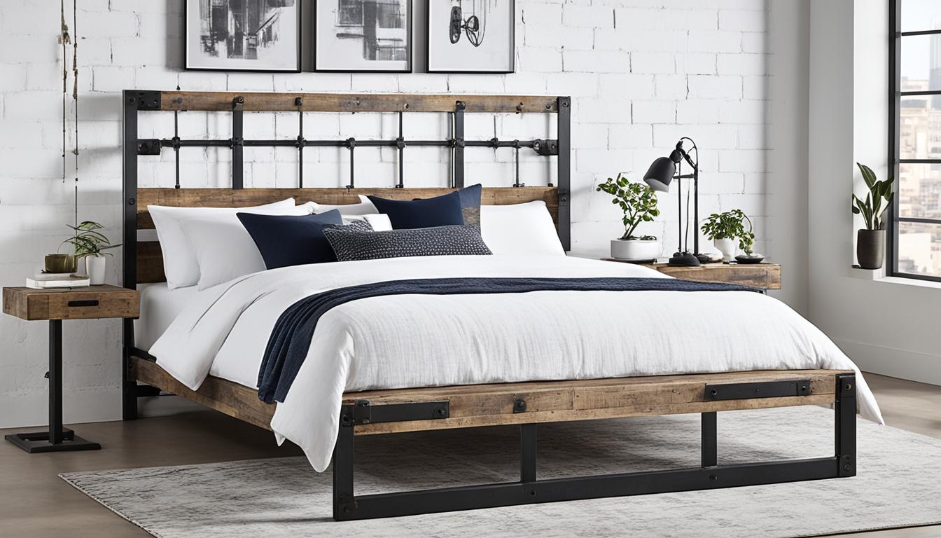 Transform Your Bedroom With These 10 Industrial Decor Ideas In 2024   Industrial Bed Frame 