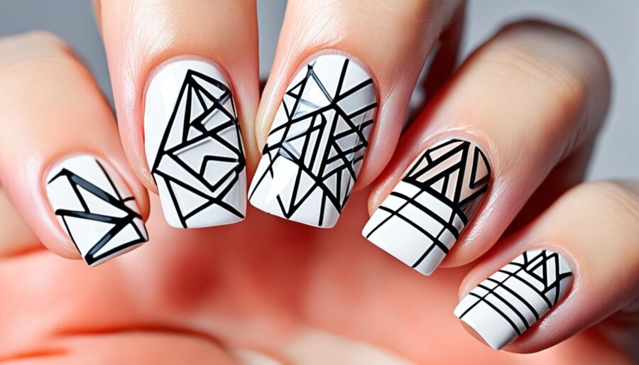 Negative Space Nail Art