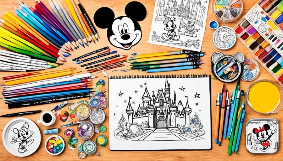 Disney drawing supplies