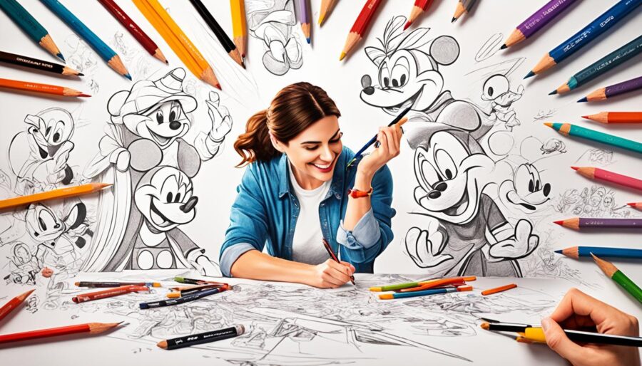 disney character drawing tips