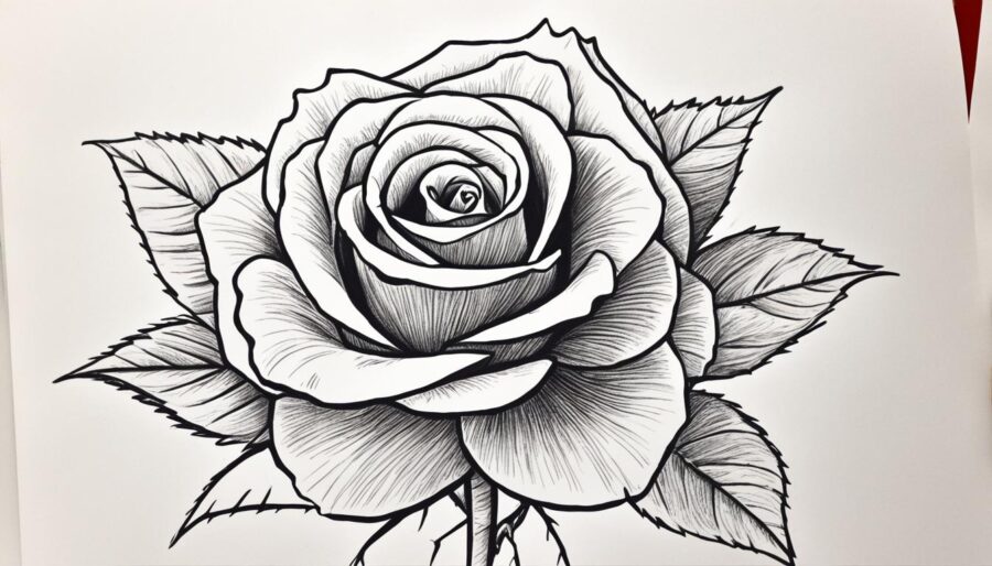 mistakes when drawing roses