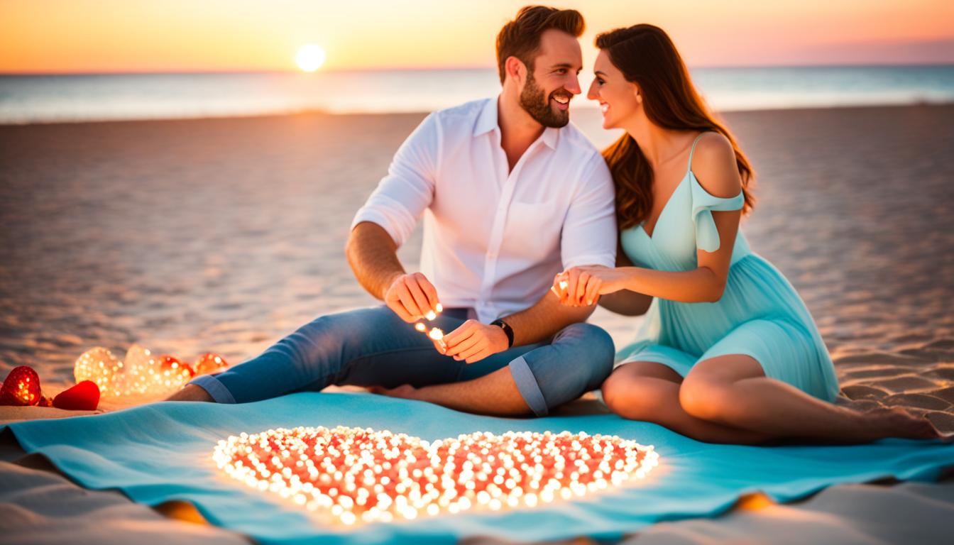 romantic beach proposal ideas