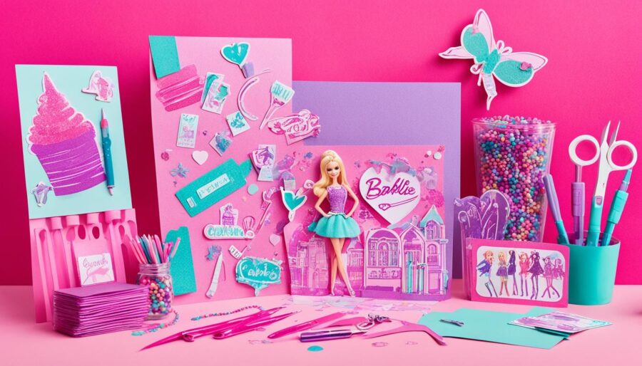 DIY Barbie-Themed Invitations