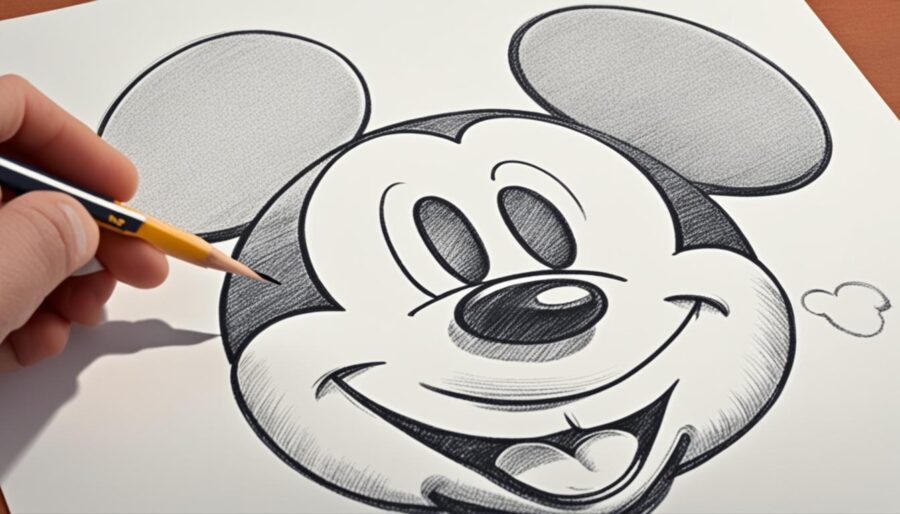 Mickey Mouse drawing tips