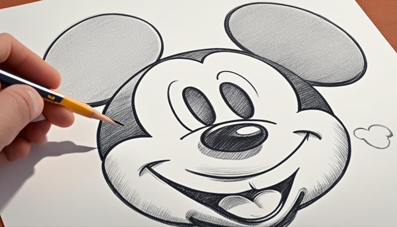 How To Draw Mickey Mouse Step By Step - Easy Tutorial