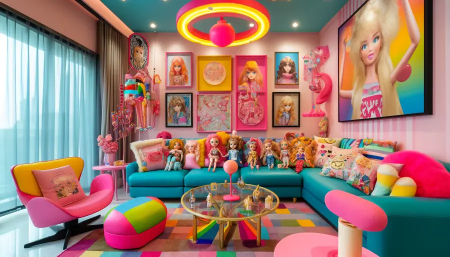 Playful Accents Top 10 Barbiecore Interior Design Trends in 2024 - 2 Barbiecore Interior Design Trends