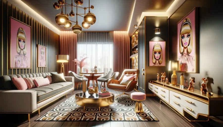 Retro Glamour Top 10 Barbiecore Interior Design Trends in 2024 - 1 Barbiecore Interior Design Trends