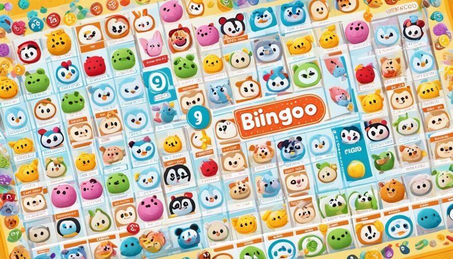 Tsum Tsum Bingo Card 9 Missions