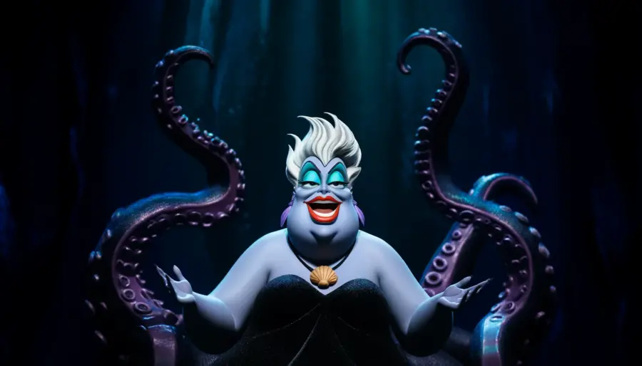Ursula from The Little Mermaid The 15 Weirdest Female Cartoon Characters of All Time - 6 weirdest female cartoon characters