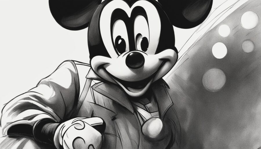 mickey mouse sketch