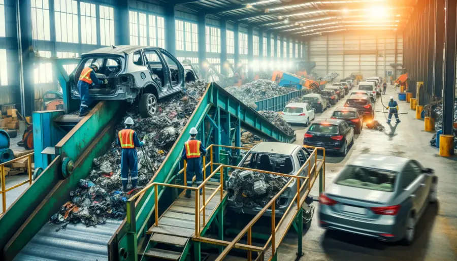 recycling facility processing junk cars Pick-N-Pull | Driving Toward Sustainability: The Eco-Friendly Approach to Junk Car Disposal - 2 Junk Car Disposal