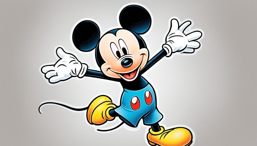 simple mickey mouse illustration