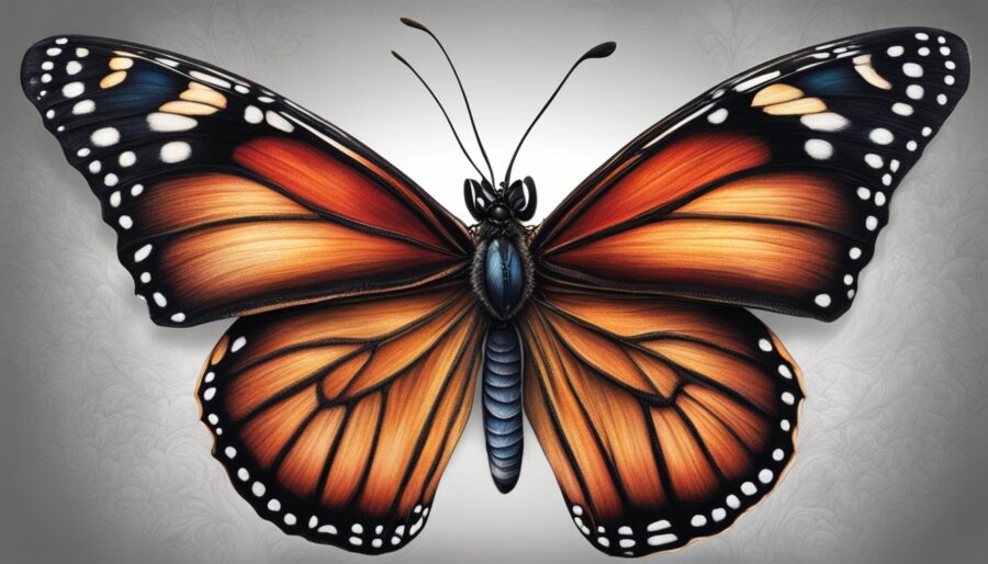 Colored pencil butterfly drawing techniques