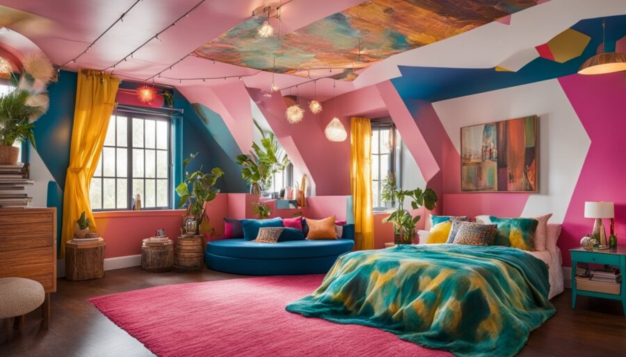 artistic bedroom decor