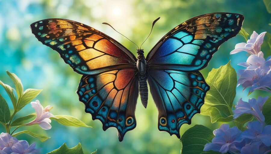 colorful lepidoptera art