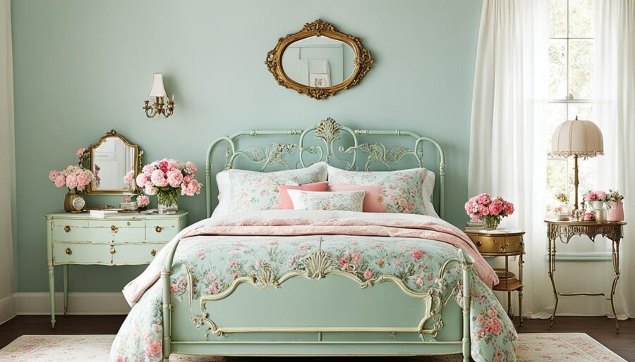 vintage bedroom decor