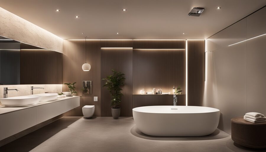 smart bathroom installation