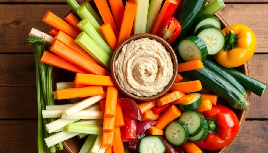 Veggie Sticks with Hummus