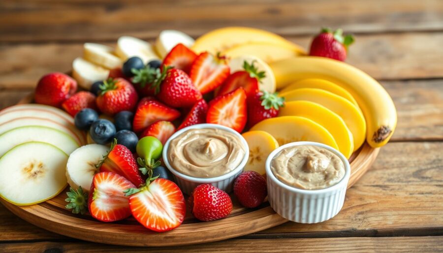 fruit and nut butter snack