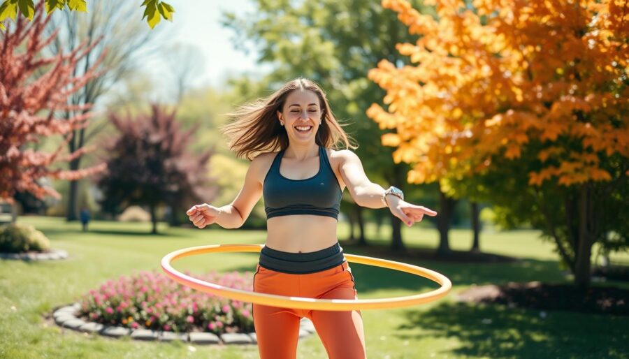 hula hooping fitness